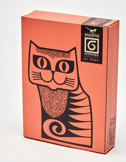 Magpie x Hornsea Cat Trinket Dish - Orange