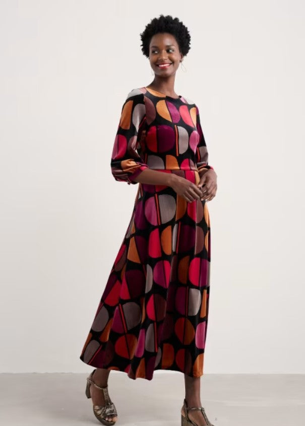 NEW 25% OFF Seasalt Oak Cottage Dress - Half Moon Stamp Onyx