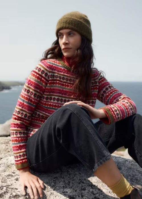 NEW 25% OFF Seasalt Percella Cove Jumper - Scillia Aran Multi