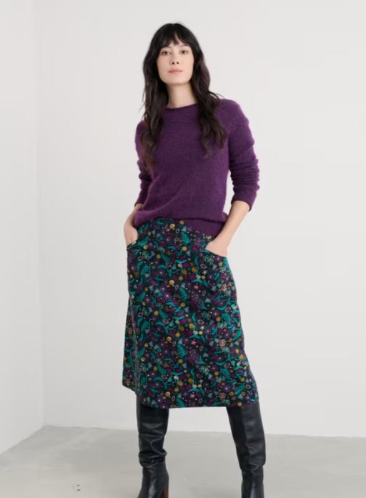 NEW 25% OFF Seasalt Forest View Skirt - Illuminated Garden Onyx