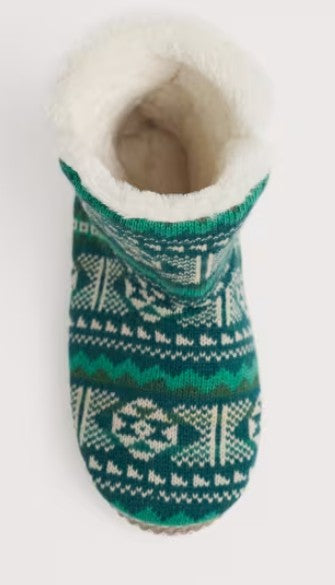 NEW Seasalt Snooze Slipper Booties - Impasto Dark Wreckage