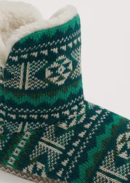 NEW Seasalt Snooze Slipper Booties - Impasto Dark Wreckage