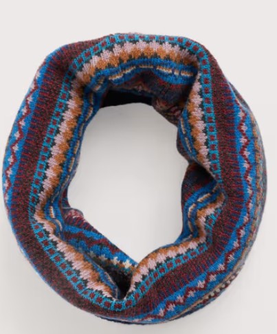 NEW Seasalt Men's Talwyn Snood - Star Jasmine Coal Jetty Mix
