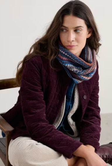 NEW Seasalt Men's Talwyn Snood - Star Jasmine Coal Jetty Mix