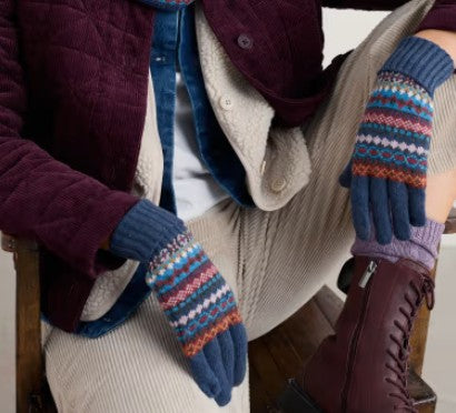 NEW Seasalt Very Clever Gloves - Star Jasmine Coal Jetty Mix