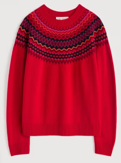 NEW 25% OFF Seasalt Gurnard's Head Jumper - Windward Carmine Multi