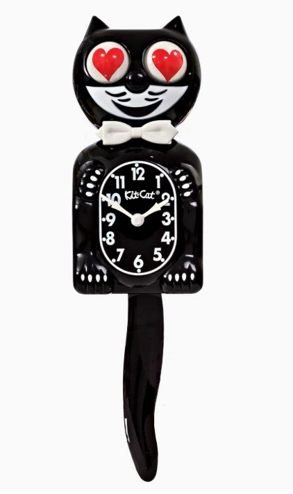 The Original Kit-Cat Klock - Heart Eyes