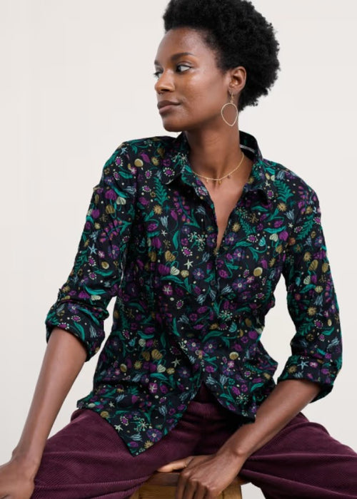 NEW 25% OFF Seasalt Larissa Shirt - Illuminated Garden Onyx