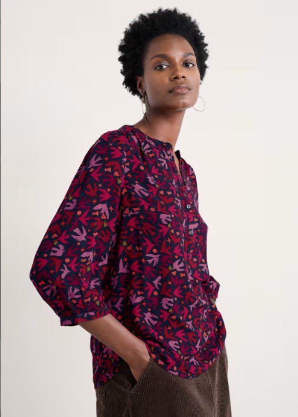 NEW 25% OFF Seasalt Willow Path Top - Paper Birds Jam