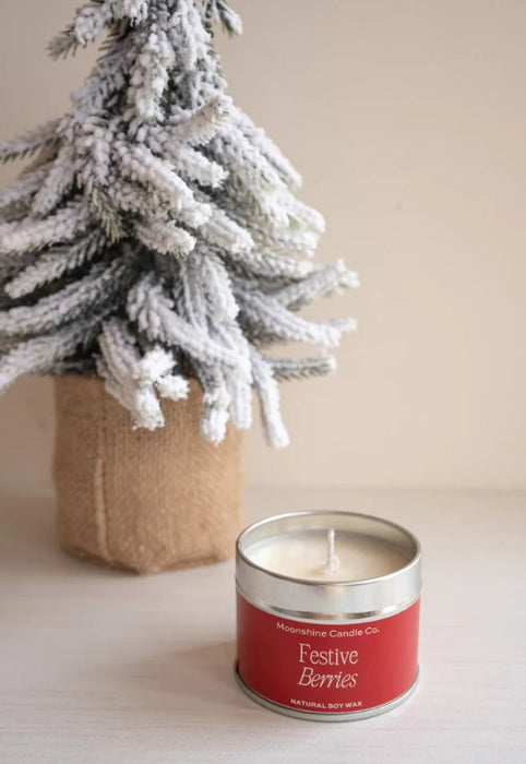 Moonshine Candle Co -Festive Berries Mini Candle
