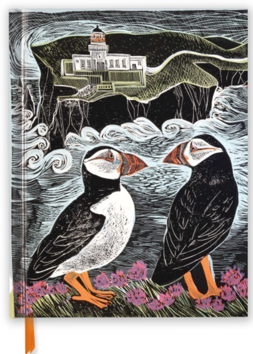 Angela Harding Fair Isle Puffins Sketchbook by Flametree Publishing