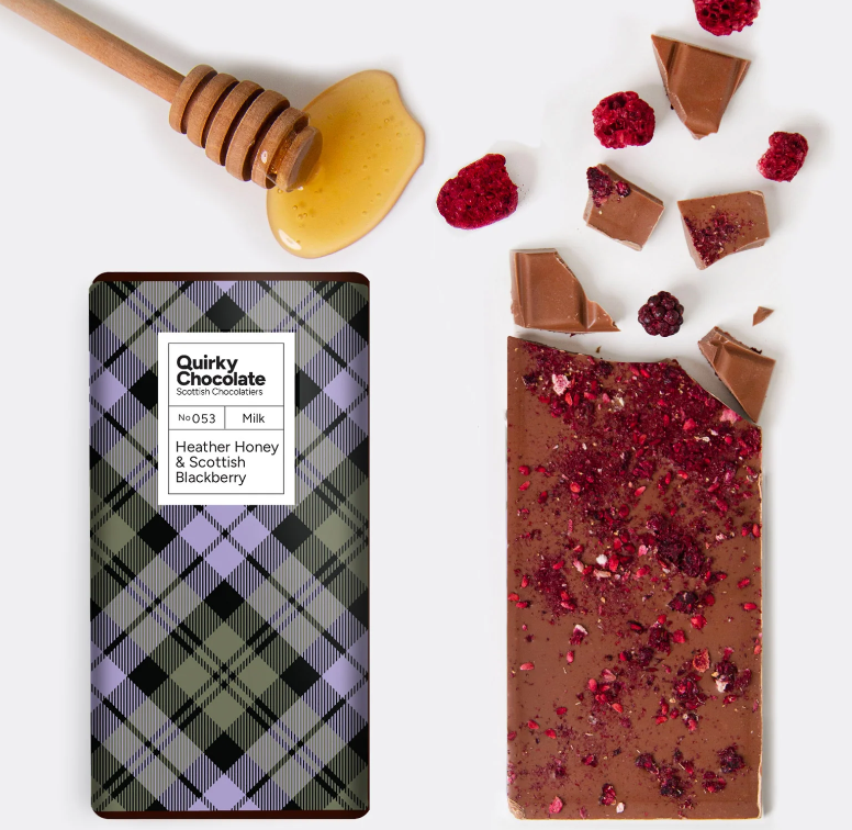 Quirky Chocolate - Heather Honey & Scottish Blackberry