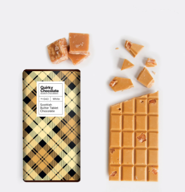 Quirky Chocolate - Scottish Butter Tablet Chocolate