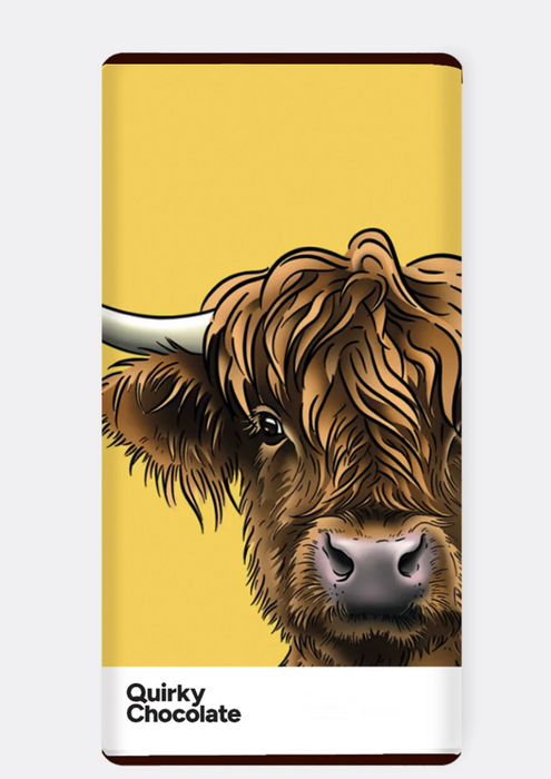 Quirky Chocolate - Salted Caramel Highland Coo