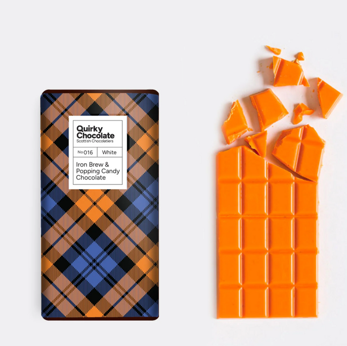 Quirky Chocolate - Iron Brew 'I Love Bru' Chocolate