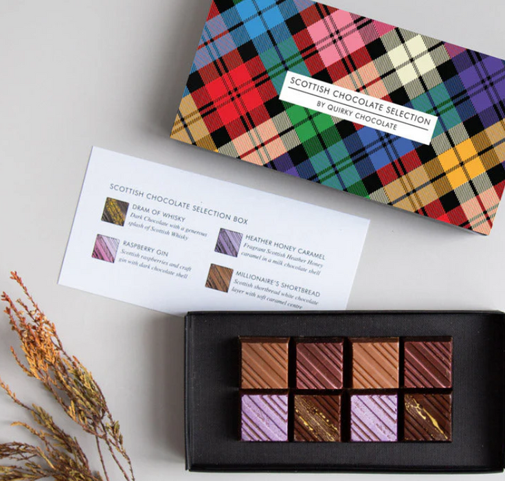 Quirky Chocolate - Scottish Chocolate Selection Box