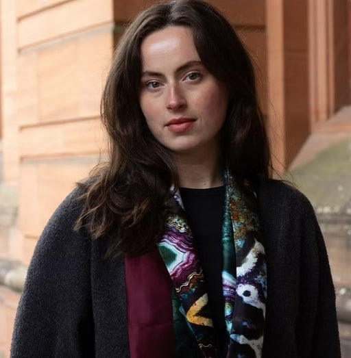 Agate & Ayre - Silk Infinity Scarf Agate