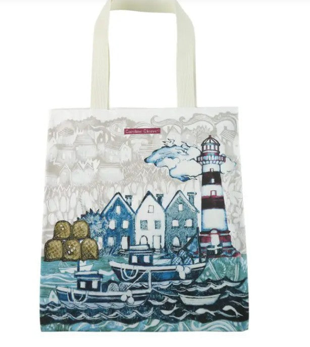 Emma Ball Fishing Village Tote Bag
