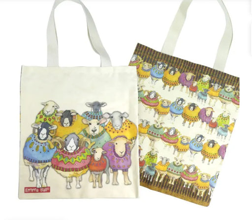 Emma Ball Sheep In Sweaters Tote Bag