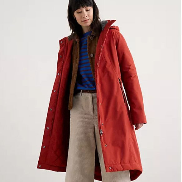 Seasalt Janelle Coat - Dark Cinnamon