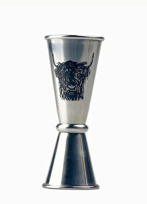 NEW Selbrae House Drinks Measure Jigger - Highland Cow