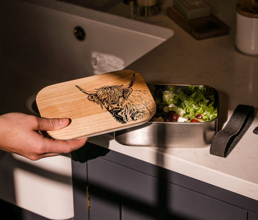 NEW Selbrae House 'Side Profile Highland Cow' Lunch Box