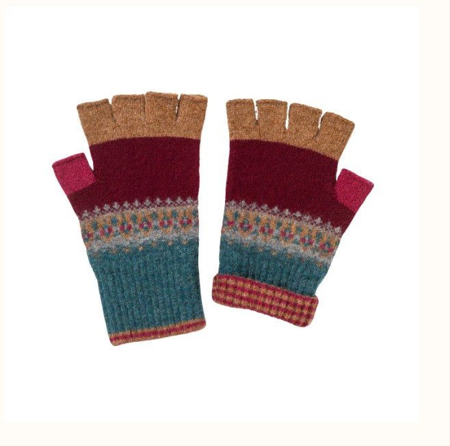 NEW Eribé Alloa Fingerless Gloves -  Velvet