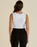 Betty Basics Francis Rib White Tank Top