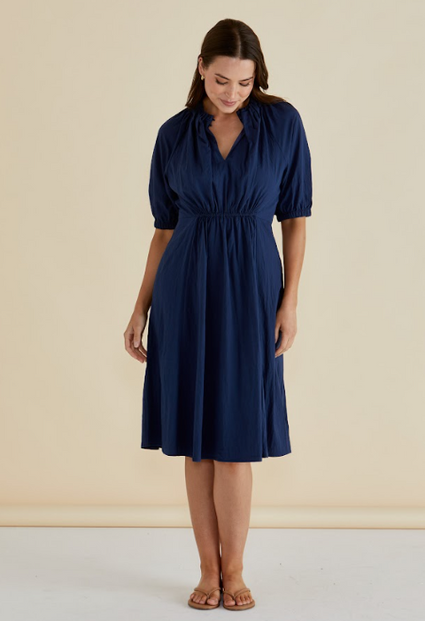 Betty Basics Emery Dress in Navy Blue