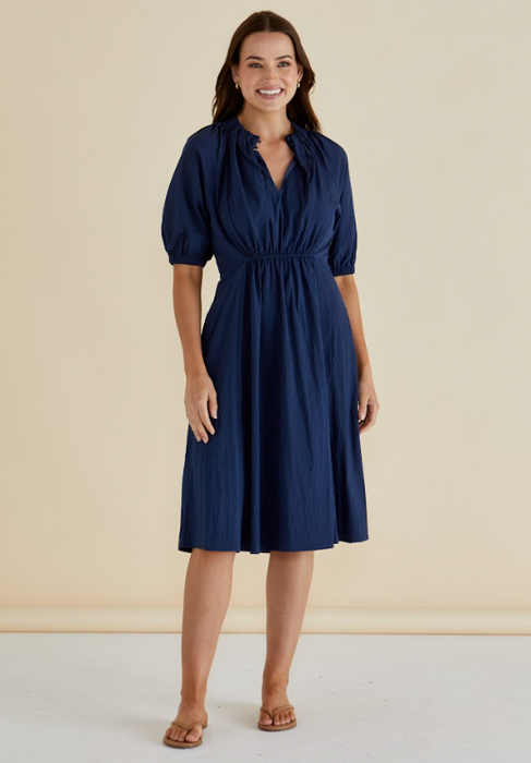 Betty Basics Emery Dress in Navy Blue