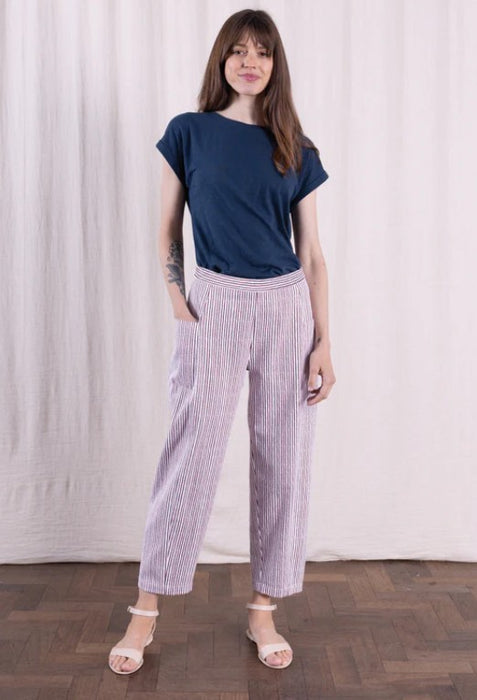 NEW Nomads Cotton Drill Bubble Trouser - Redwood