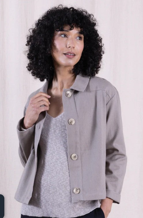 NEW Nomads Cotton Drill Jacket - Agate