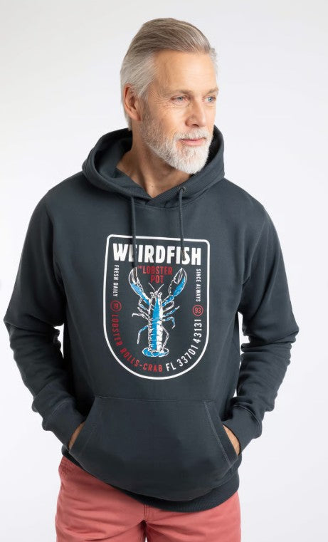 NEW Weird Fish McKay Pop Over Hoodie - Navy