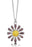 Sheila Fleet Daisies at Dawn Small Enamel Pendant in Champagne (EPX233)
