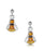 Sheila Fleet Bumblebee Small Drop Earrings in Great Yellow (EE00273)