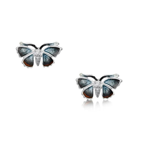 Sheila Fleet Red Admiral Stud Earrings (EE0285)