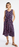 NEW Weird Fish Nalani Printed Viscose Jumpsuit Mid Navy