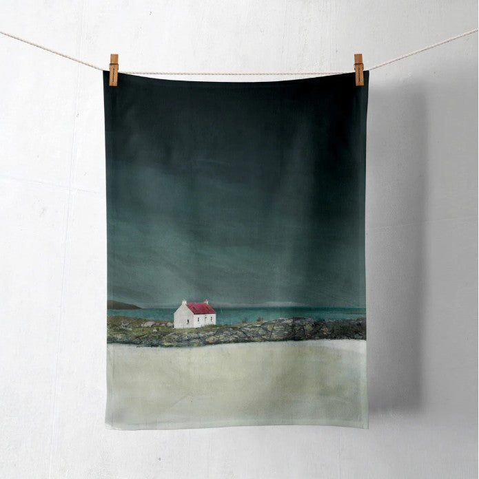 Cath Waters - The Isle Of Barra Cotton Tea Towel