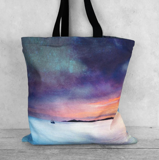 Cath Waters - Fishing The Little Minch Tote Bag
