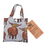 Eco Chic Packable Tote Bags - Highland Coos