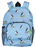 Eco Chic Packable Backpacks - Blue Puffins