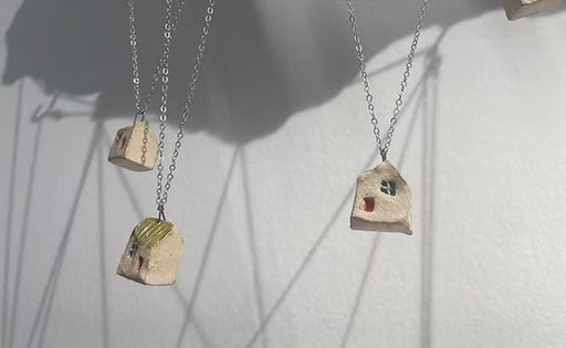 Leamne - Tiny Ceramic Bothy Necklace