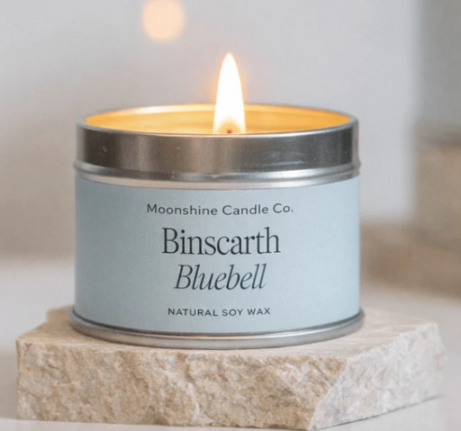 Moonshine Candle Co. - Mini Travel Tin Soy Candle in 'Binscarth Bluebell'
