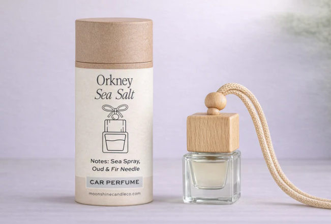 Moonshine Candle Co - Car Perfume in 'Orkney Sea Salt'