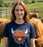 Urban Pirate "Ginger Highland Cow" T-shirt - Navy