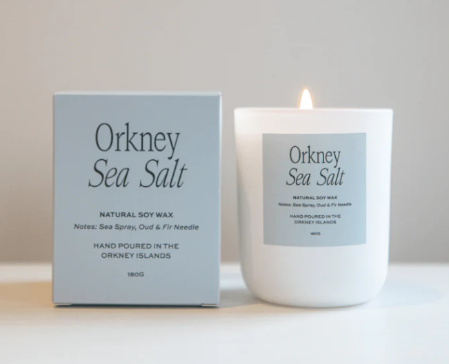 Moonshine Candle Co. - Luxury Soy Wax Candle in 'Orkney Sea Salt'