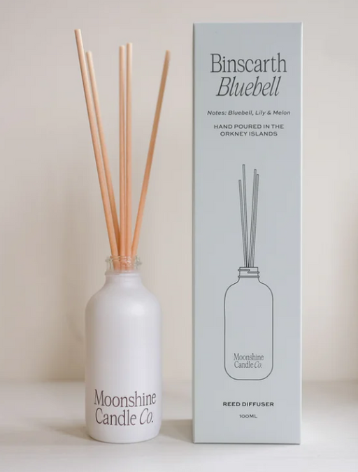 Moonshine Candle Co. - Reed Diffuser in 'Binscarth Bluebell'