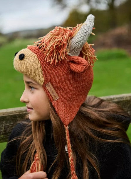 Pachamama Highland Cow Chullo (Kids)