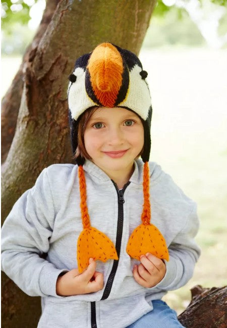 Pachamama Puffin Chullo Beanie (Kids)
