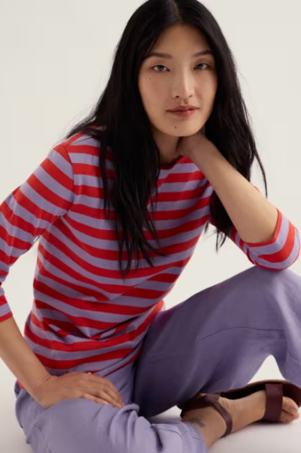 NEW Seasalt Sailor Top - Scallion Bellflower